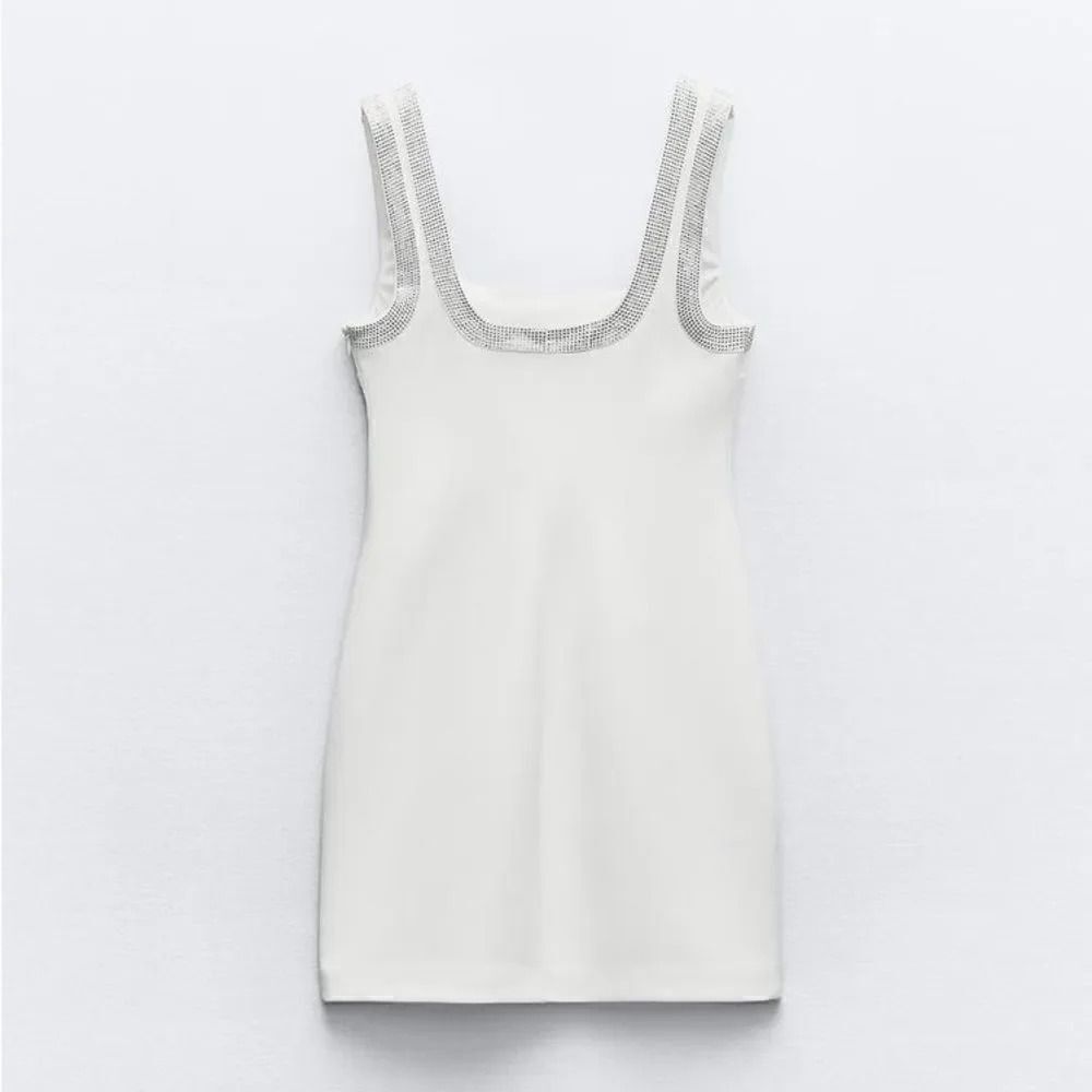 ZARA SHORT DRESS WITH RHINESTONES - Picture 7 of 9